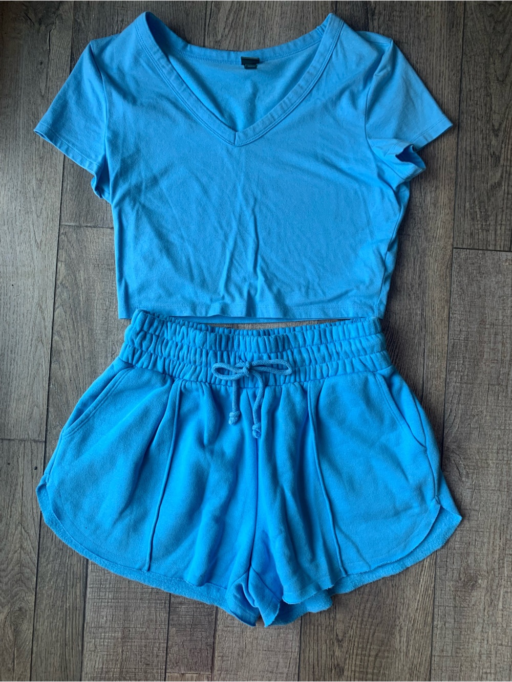 wild fable Bright Blue short set